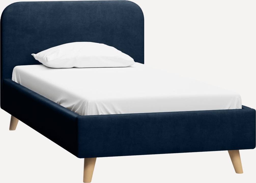 

Кровать Divan Лайтси 90 (Velvet Navy Blue)