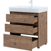  Aquanet Тумба под умывальник Nova Lite 75 302474 (дуб рустикальный)