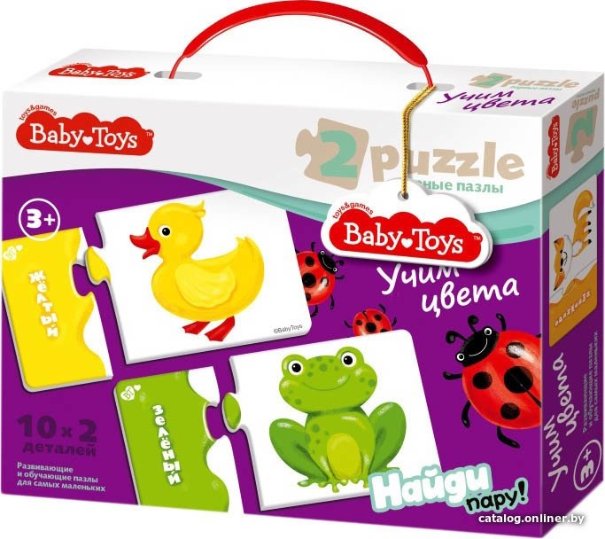 Мозаика/пазл Baby Toys Учим цвета 02515