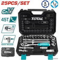 Универсальный набор инструментов Total THT121251 (25 предметов)