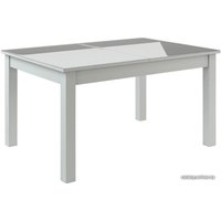 Кухонный стол Васанти плюс ВС-03 140/180x80 (белый глянец)