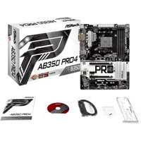 Материнская плата ASRock AB350 Pro4