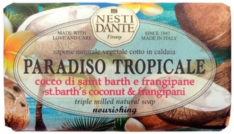 Nesti Dante Мыло твердое St. Barth's Coconut & Frangipani 250 г