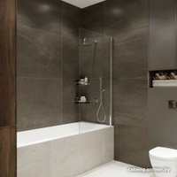 Стеклянная шторка для ванны Benetto Open BEN802-SLC
