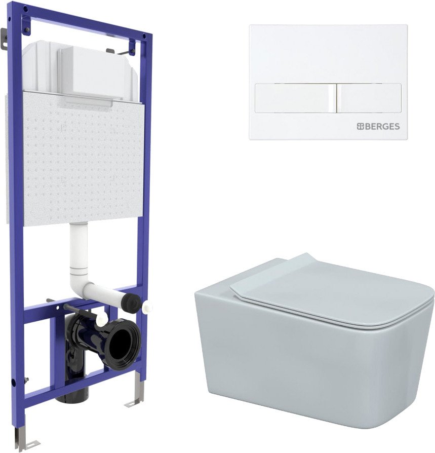 

Унитаз подвесной Berges Wasserhaus Novum 525 043284