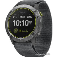 Умные часы Garmin Enduro (серая сталь/серый ремешок UltraFit)