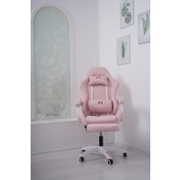 Игровое (геймерское) кресло Calviano 1584 (ткань, розовый)