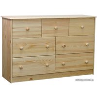 Комод Диприз Ром 7 ящиков Д 20032.2 (бесцветный лак)
