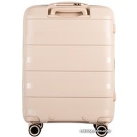 Чемодан-спиннер Puccini Montreal 55 см (бежевый)