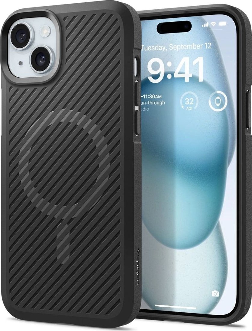 

Чехол для телефона Spigen Core Armor (MagFit) для iPhone 15 Plus ACS06455 (черный)