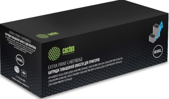 

Картридж CACTUS CS-CF283XL-MPS (аналог HP CF283XL)