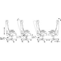 Игровое (геймерское) кресло Knight Explore (черный/фиолетовый)