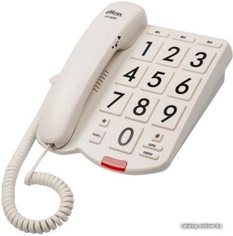 Телефонный аппарат Ritmix RT-520 (белый)