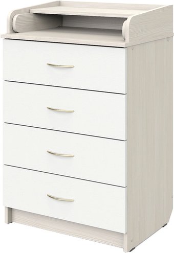 Атон Мебель Сириус 604 ЛДСП (бодега светлая/белый)