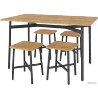 Кухонный стол Калифорния мебель Кросс 120x75 (дуб американский)