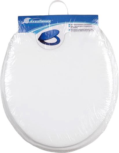 

Сиденье для унитаза АкваЛиния 1-005 (белый)