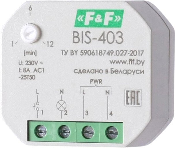 

Реле импульсное Евроавтоматика F&F BIS-403 EA01.005.004