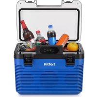 Термоэлектрический автохолодильник Kitfort KT-2430 18л (синий)