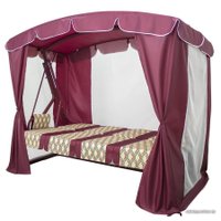 Садовые качели Arno-Werk Оазис Люкс Плюс 2016-КД-40/Л+ (бордовый)