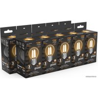 Светодиодная лампочка Gauss Filament Шар 13W 1100lm 2700К Е27 LED 1/10/50 105802113