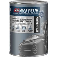 Автомобильная краска Auton 1К акриловая модифицированная АК 47 - Черная матовая - банка. 800 мл