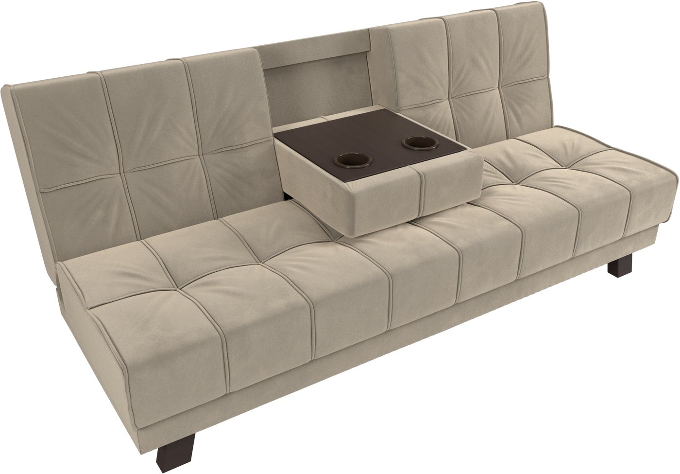 

Диван Лига диванов Винсент 182 (микровельвет, бежевый)