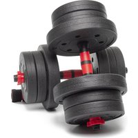 Набор гантелей с соединительным грифом  AMETIST композитные 20 кг