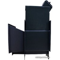 Банная печь ComfortProm Сталь 8мм 26м3, закрытая каменка, панорама