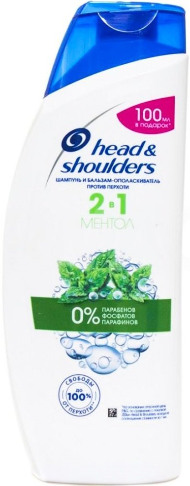 

Шампунь Head & Shoulders Ментол против перхоти 2 в 1 600 мл