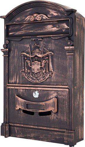 Почтовый ящик Аллюр №4010В (старая медь)
