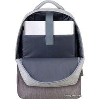 Городской рюкзак Rivacase Prater 7562 (серый/мокко)