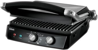 Электрогриль BBK BEG2002 (нержавеющая сталь)