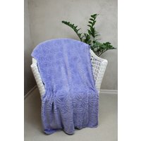 Плед Belezza Хризантема 180x200 (лаванда)