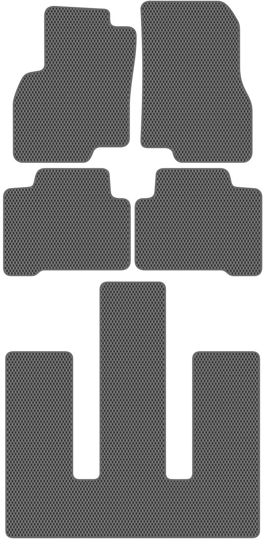 

Комплект ковриков для авто Alicosta Mitsubishi Grandis I (минивэн / NA4W) +3 ряд 2004 - 2009 (серый, ромб)