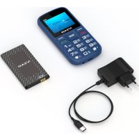 Кнопочный телефон Maxvi B201 (синий)