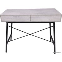 Стол AksHome Agat 80035 (бетон/черный металл)