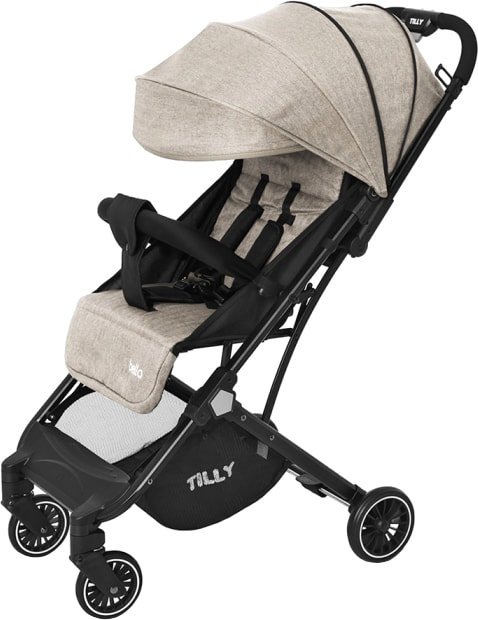 

Коляска прогулочная «книга» Baby Tilly Bella T-163 (linen beige)