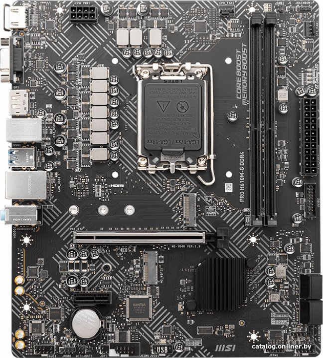 Материнская плата MSI PRO H610M-G DDR4