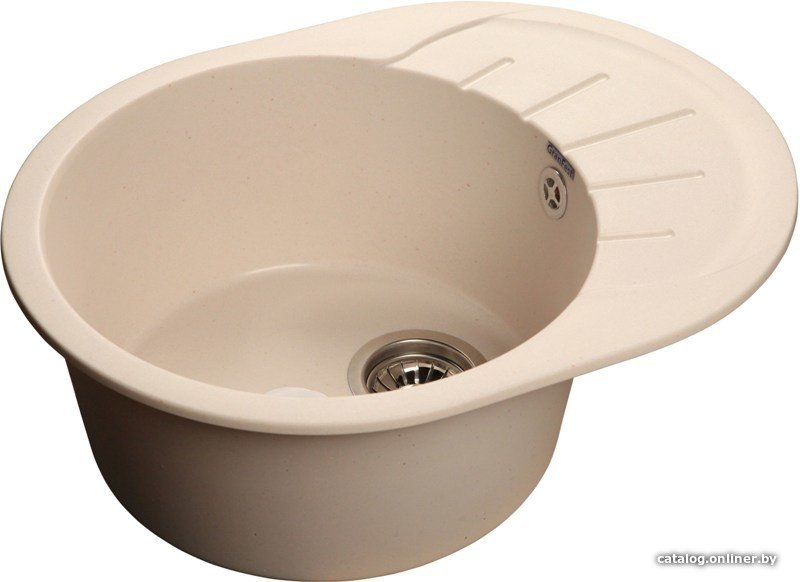 Кухонная мойка GranFest Rondo GF-R580L (белый)