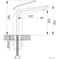 Смеситель Rose R3901F