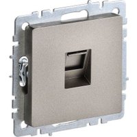 Розетка компьютерная IEK Brite BR-K10-2-K37