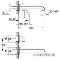 Смеситель Grohe Essence New 19967A01 (темный графит)