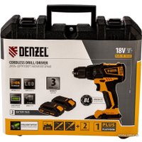 Дрель-шуруповерт Denzel BLDL-IB-IB-18-02 (с 2-мя АКБ, кейс)