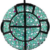 Тюбинг Hubster SnowDream Glamour S Панда 120см во8679 (бирюзовый) в Бресте