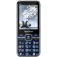 Кнопочный телефон Maxvi P18i (синий)