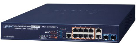

Управляемый коммутатор уровня 2+ PLANET GS-5220-8UP2T2X