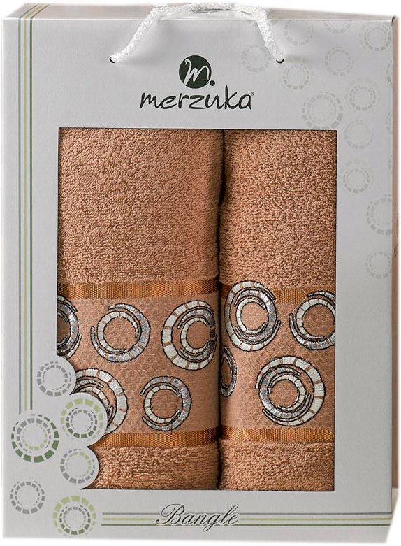 

Набор полотенец Merzuka Bangle 50x90/70x140 11284 (коричневый)