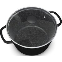 Кастрюля Нева металл посуда (НМП) Каменная Черный гранит 186640