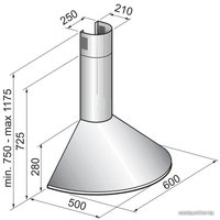 Кухонная вытяжка Korting KHC6930RC