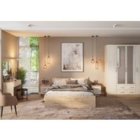 Кровать Тащи в дом Гармония КР601 160х200 (крафт серый/крафт белый)